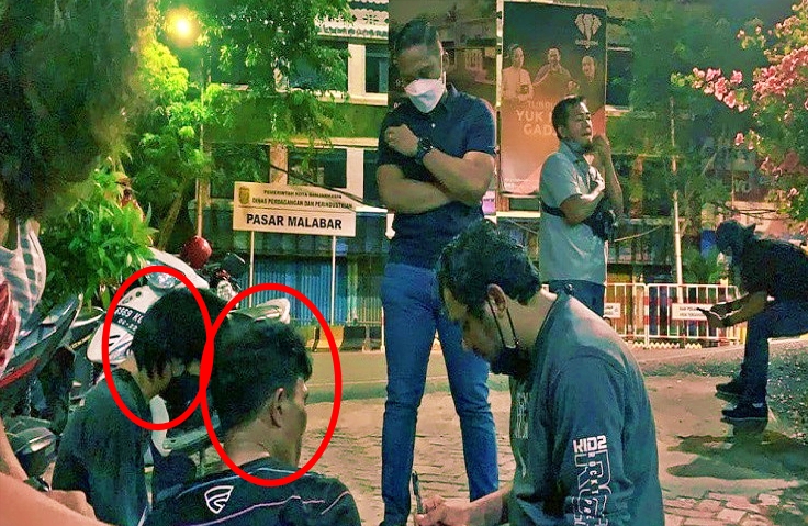 dua pelaku pencurian dengan telanjang badan dibekuk polisi