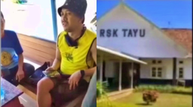 pria ini mengaku menjenguk teman dan menginap di rumah sakit tayu yang sudah lama tutup