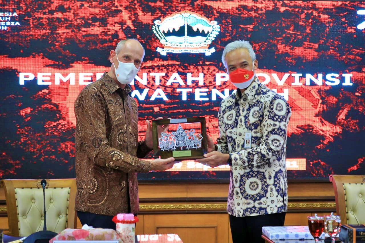 Duta Besar Belanda untuk Indonesia kunjungi Ganjar Pranowo