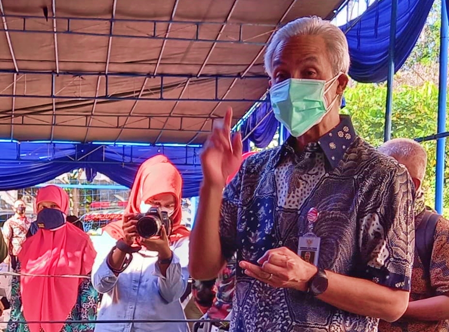 Ganjar Pranowo saat berkunjung ke Magelang bicara soal polemik lahan Pemkot Magelang dan TNI