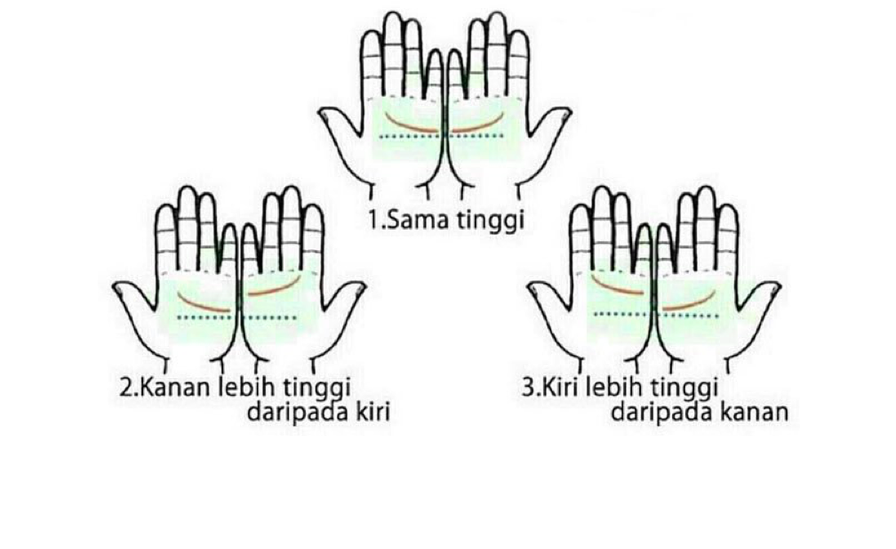 RAMALAN: Garis telapak tangan kanan dan kiri. (gambar: ist)