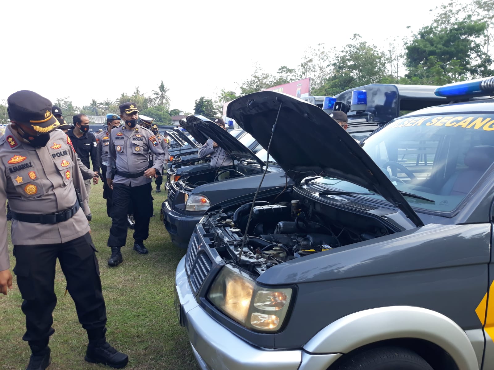 Cek Kendaraan Dinas, Kapolres Magelang Minta Hal Ini