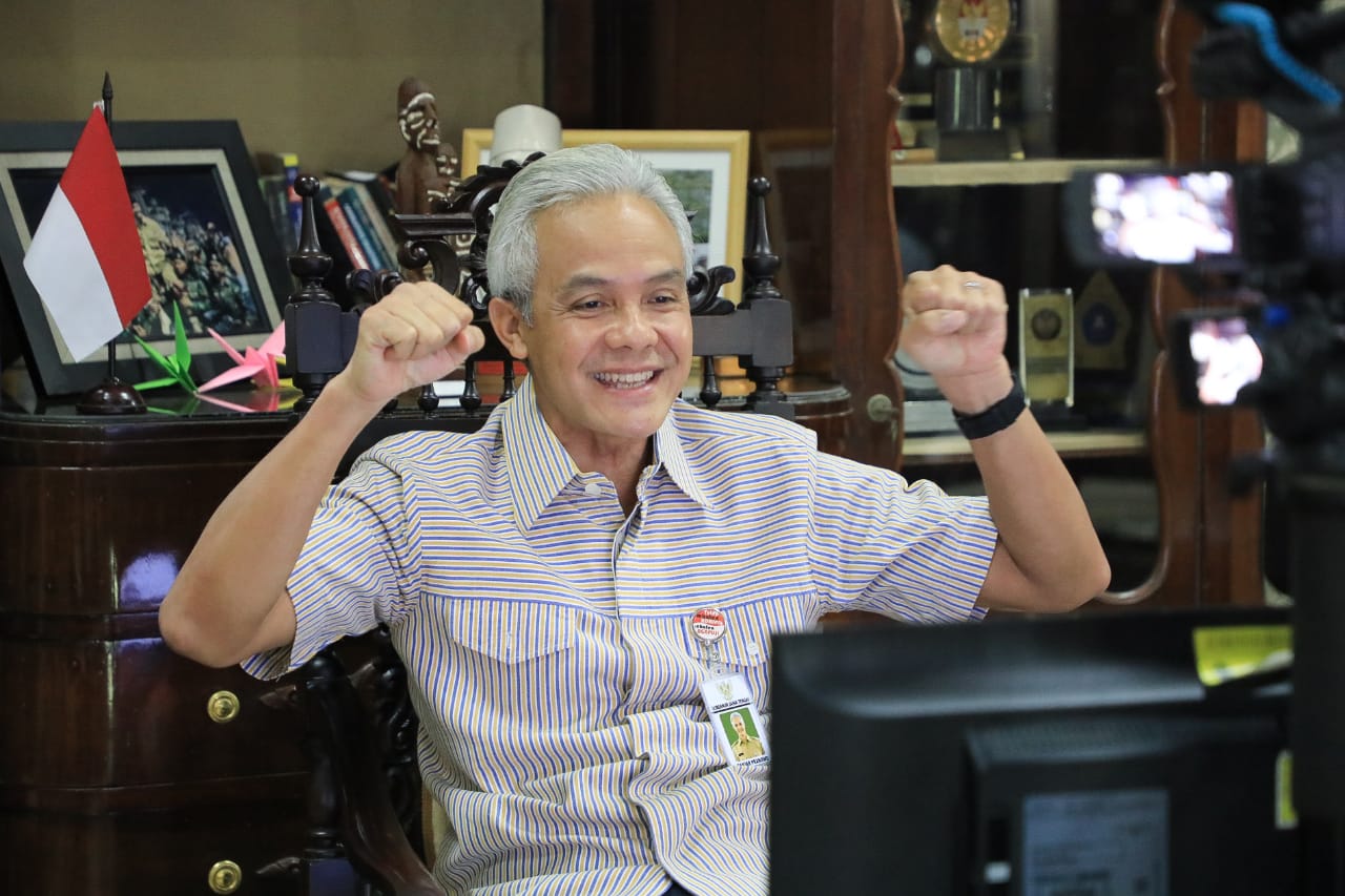 Jateng Bebas dari PPKM Level 4, Ganjar: Saya Berharap Makin Turun, Makin Baik