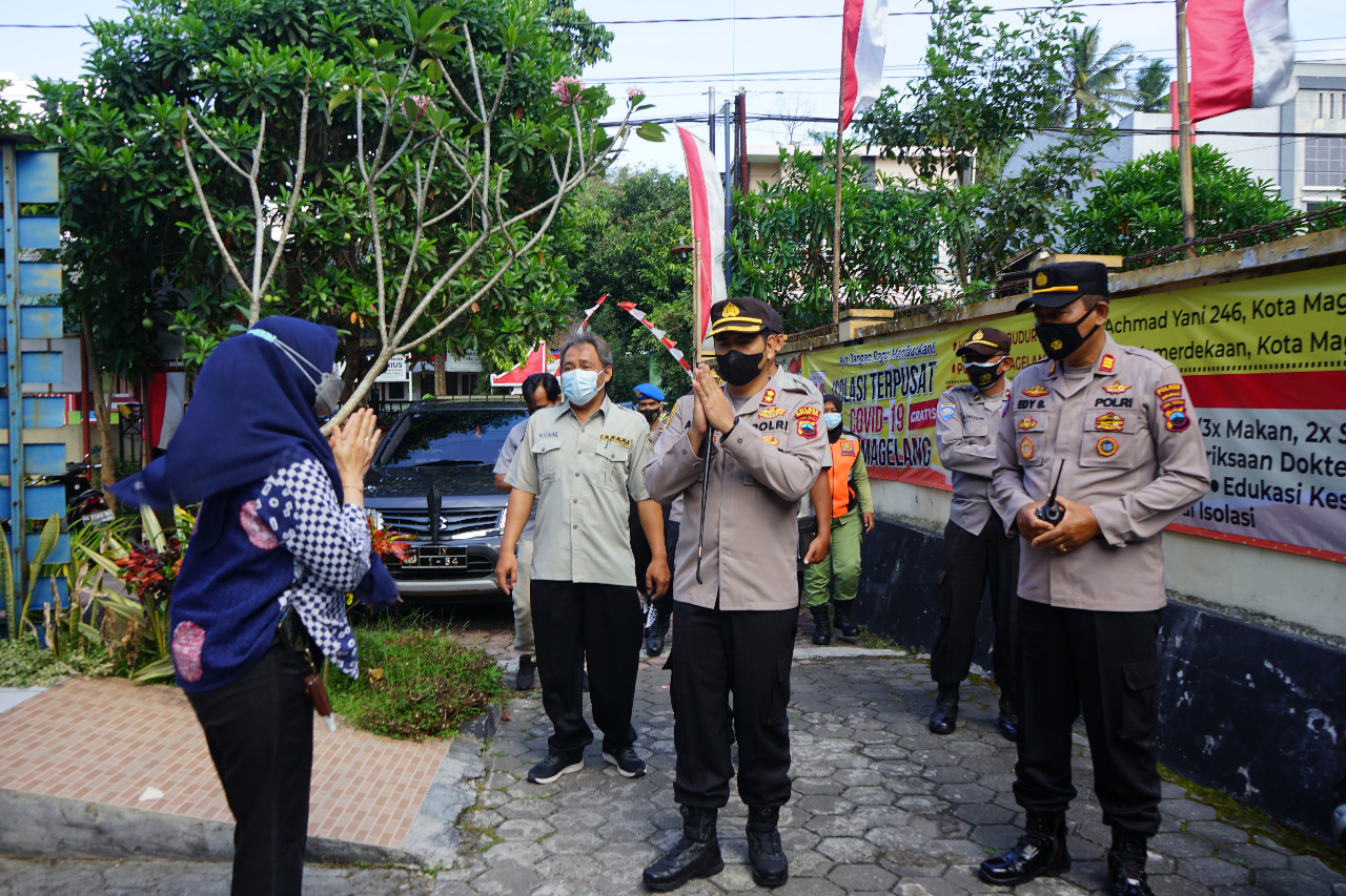 Tinjau Posko PPKM Mikro, Kapolres Magelang Kota: Dibutuhkan Pos Jaga di Tingkat Kelurahan