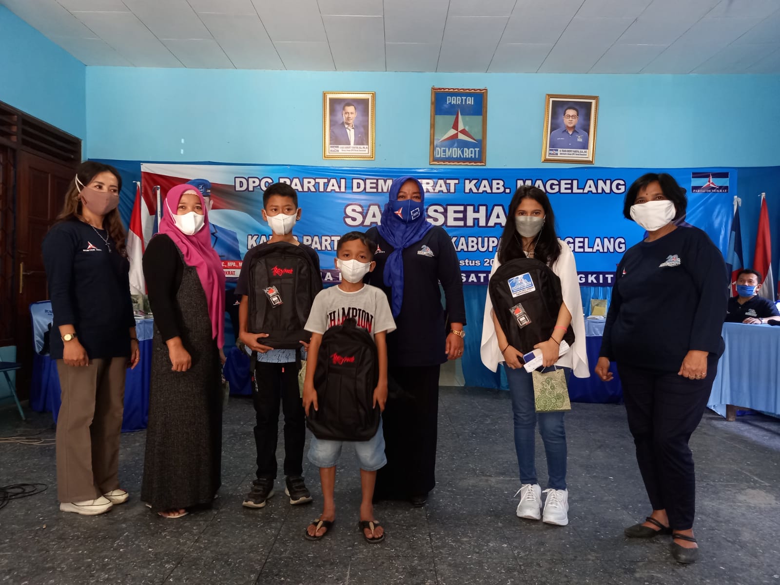 Sambut HUT Ke-20, DPC Partai Demokrat Kabupaten Magelang Gelar Bulan Bakti dengan Berbagi