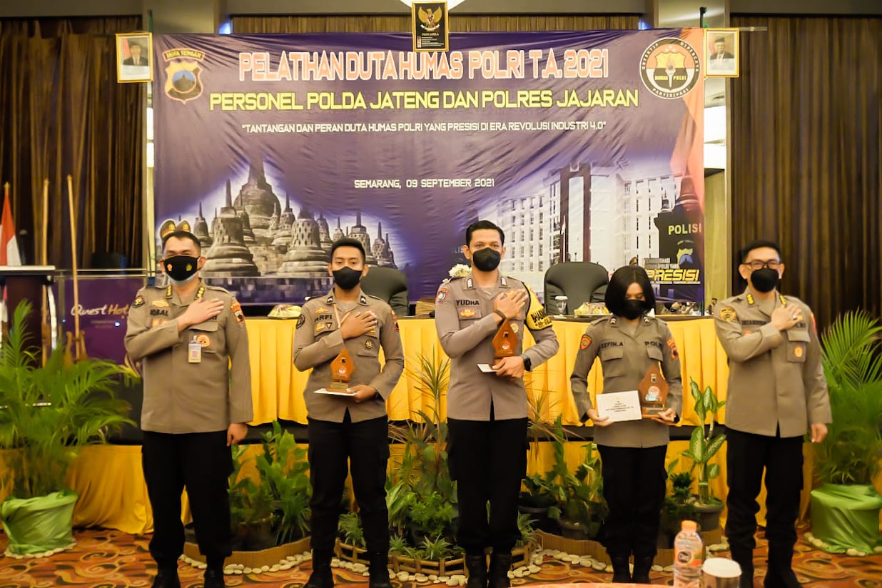 Pelatihan Duta Humas Polri di Semarang, Kapolda Jateng: Harus Cerdas Intelektual, Emosional dan Spiritual