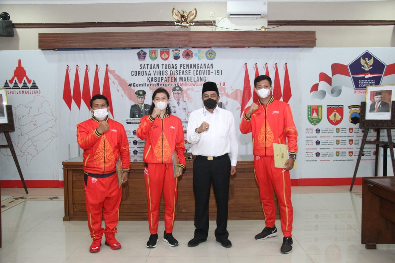 2 Atlet Kabupaten Magelang ikut PON XX Papua 2021, Bupati: Jaga Nama Baik Disana