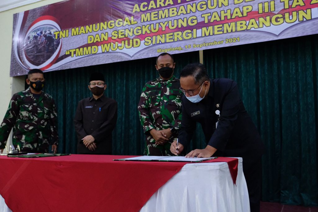 TMMD Reguler ke-112 di Magelang, Bangun Insfrastruktur Hingga Bakti Sosial