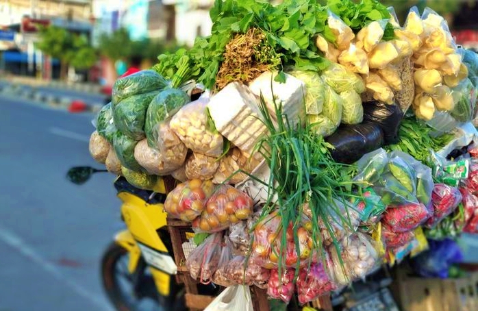 ILUSTRASI Pedagang sayur keliling