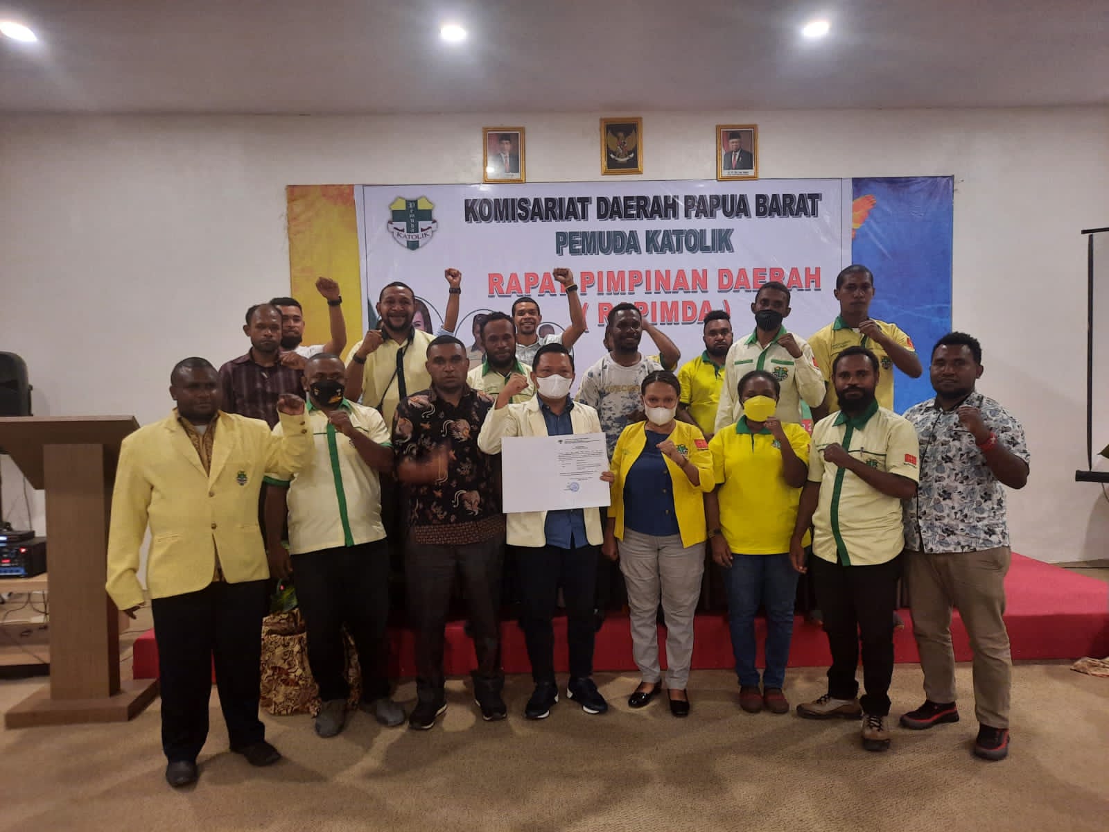 Rapat Pimpinan Daerah Komisiariat Daerah Papua Barat di Sorong, Papua Barat, Senin 25 Oktober 2021