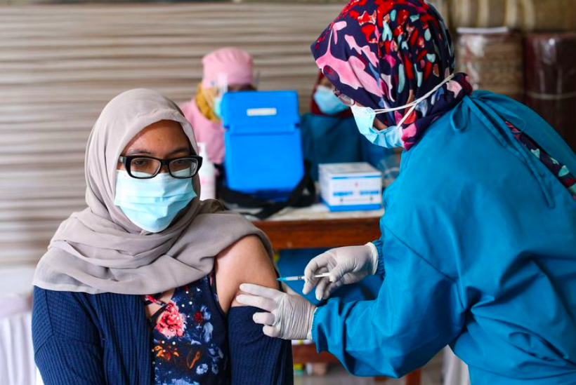 Polres Magelang menggelar vaksin massal untuk kuota 100 peserta pada Sabtu (9/10). (foto: ist)