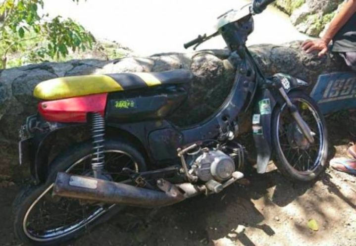 Yamaha V75 ringsek setelah mengalami kecelakaan. (foto: ilustrasi/ist)