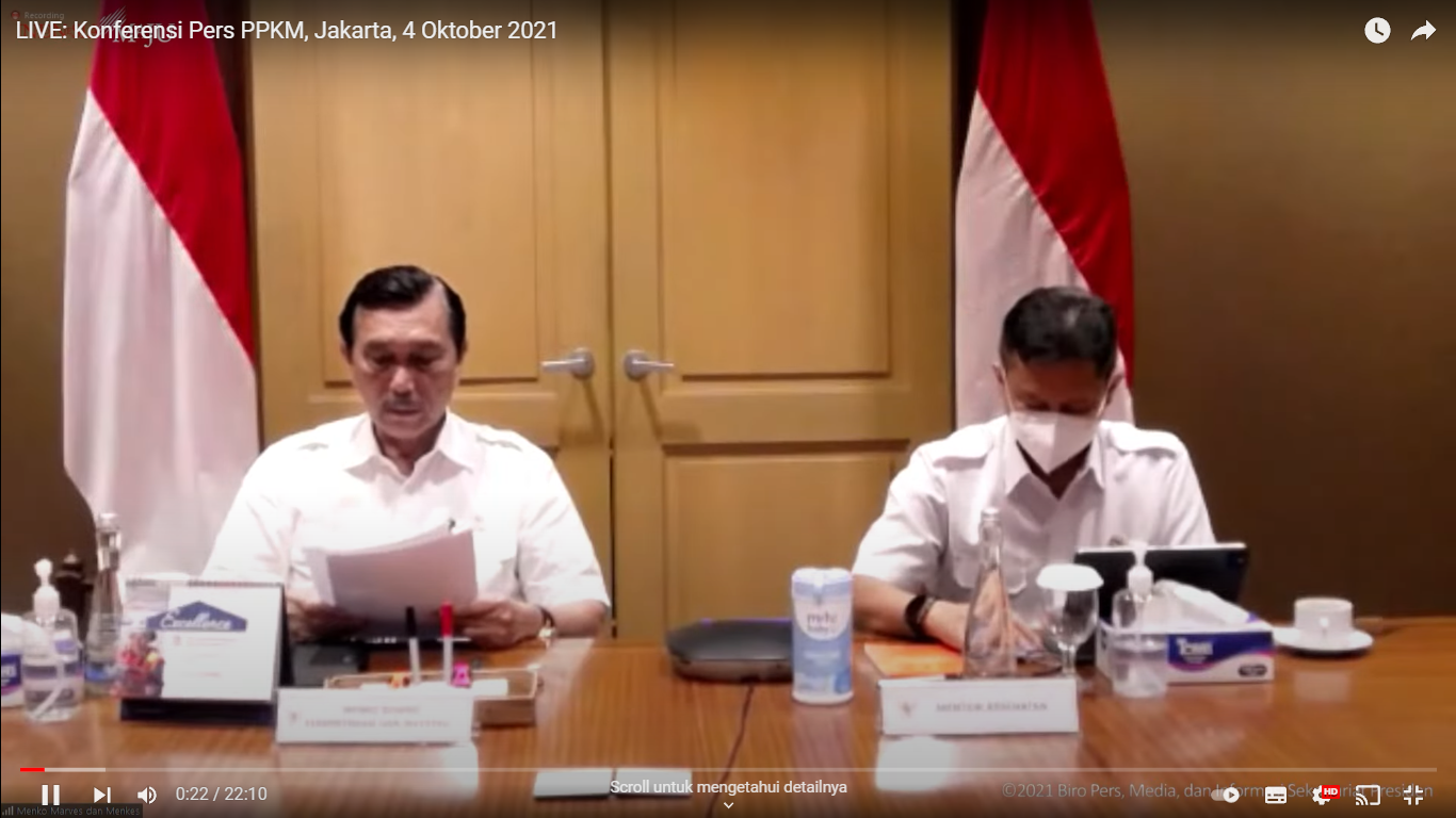 PPKM Diperpanjang 5-18 Oktober 2021, Ini Penyesuaian Aturan Terbaru