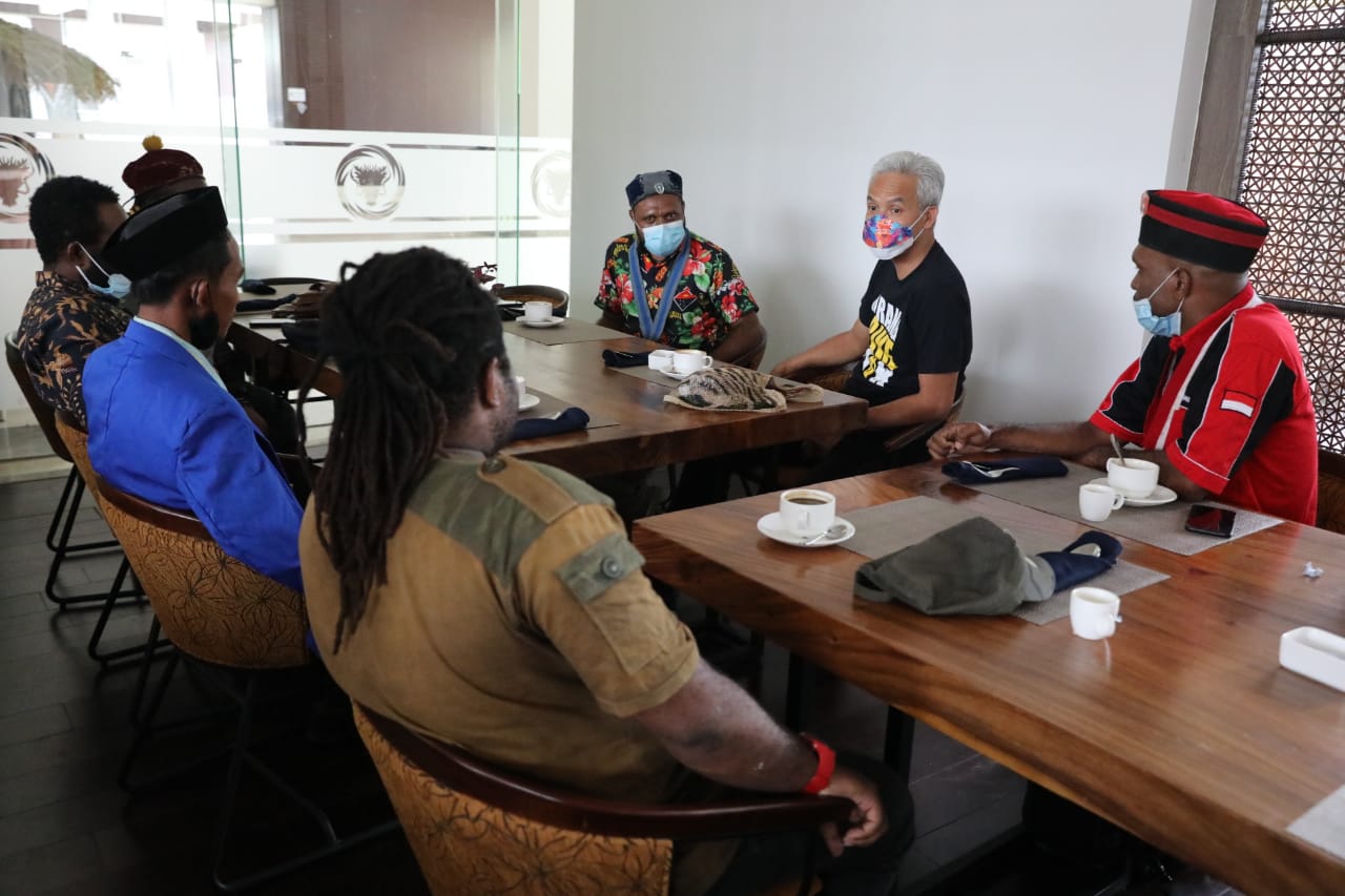 Aktivis Mahasiswa Papua Datangi Ganjar, Ini yang Dibicarakan