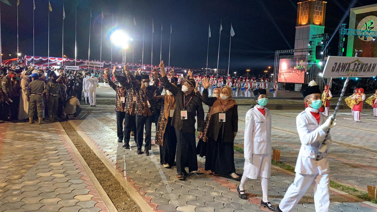 Semangati Kafilah Jateng di STQ XXVI, Ganjar: Apapun Hasilnya Harus Dihormati