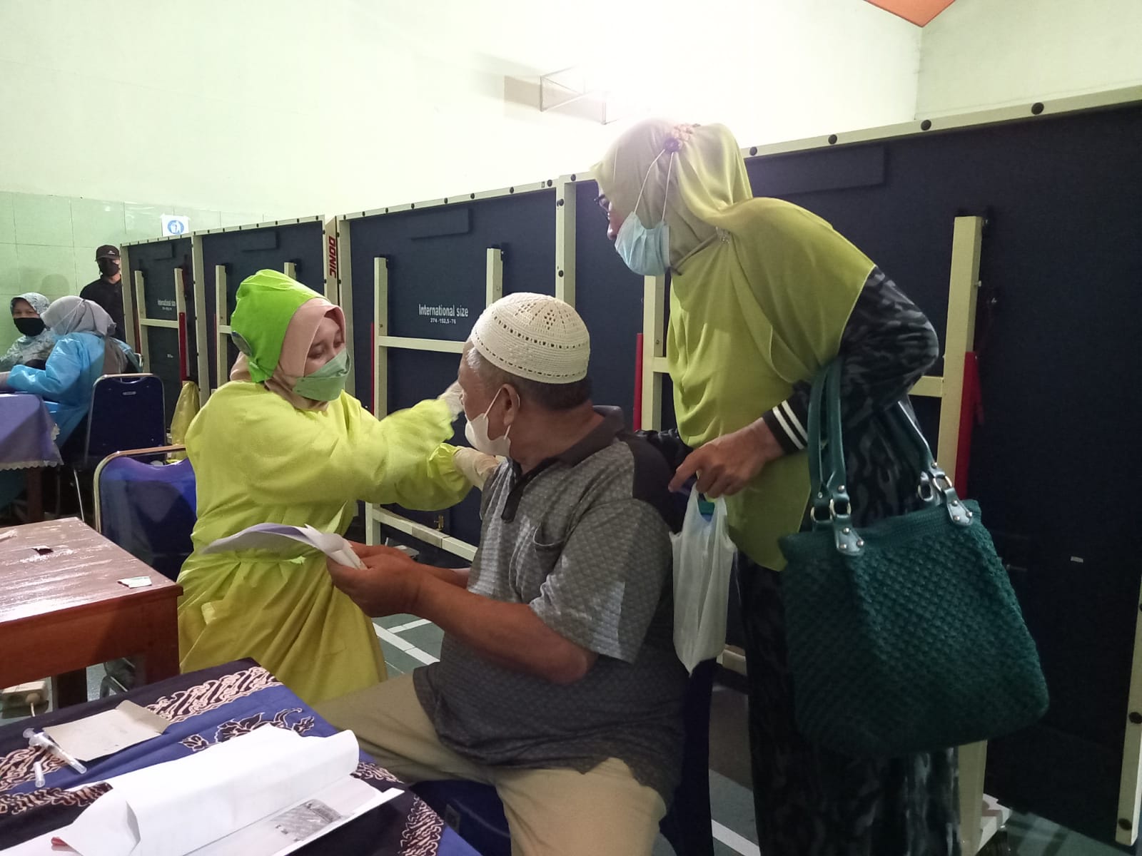 PWI, Mafindo dan Polres Magelang Gelar Vaksinasi Massal di Kalinegoro Mertoyudan