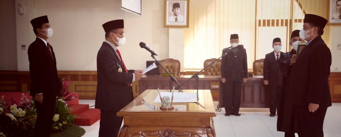 Lantik Inspektur Daerah, Begini Pesan Wali Kota Magelang