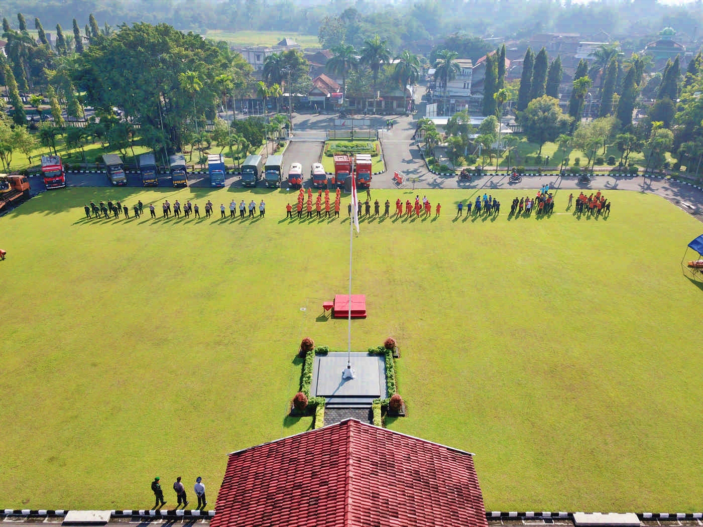 Apel Gelar Pasukan dan Peralatan Penanggulangan Bencana di Magelang (Foto: Dok BPBD Kabupaten Magelang)