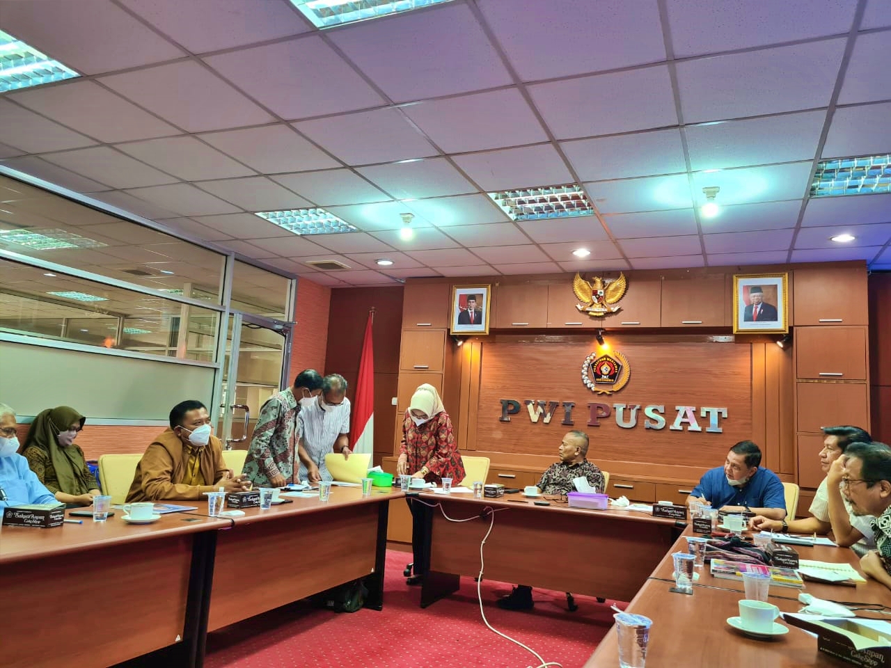 Rakor PWI Pusat dengan jajaran pemerintah Sulawesi Tenggara persiapan perayaan Hari Pers Nasional 2022