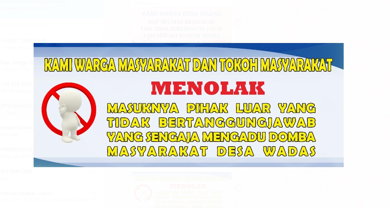 Warga Wadas Purworejo