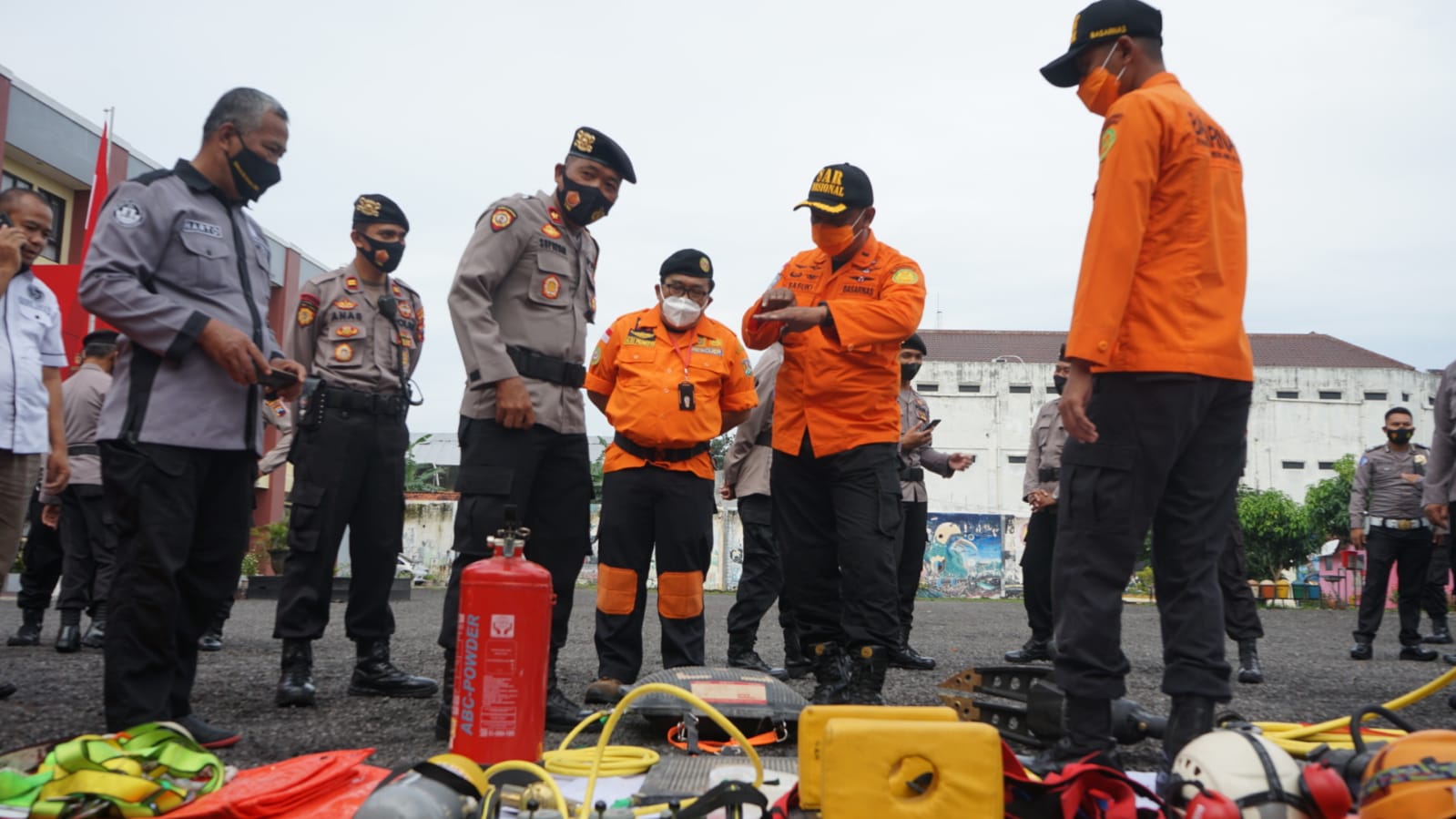 Musim Hujan Tiba, Polres Magelang Kota Gelar Pelatihan Tanggap Bencana