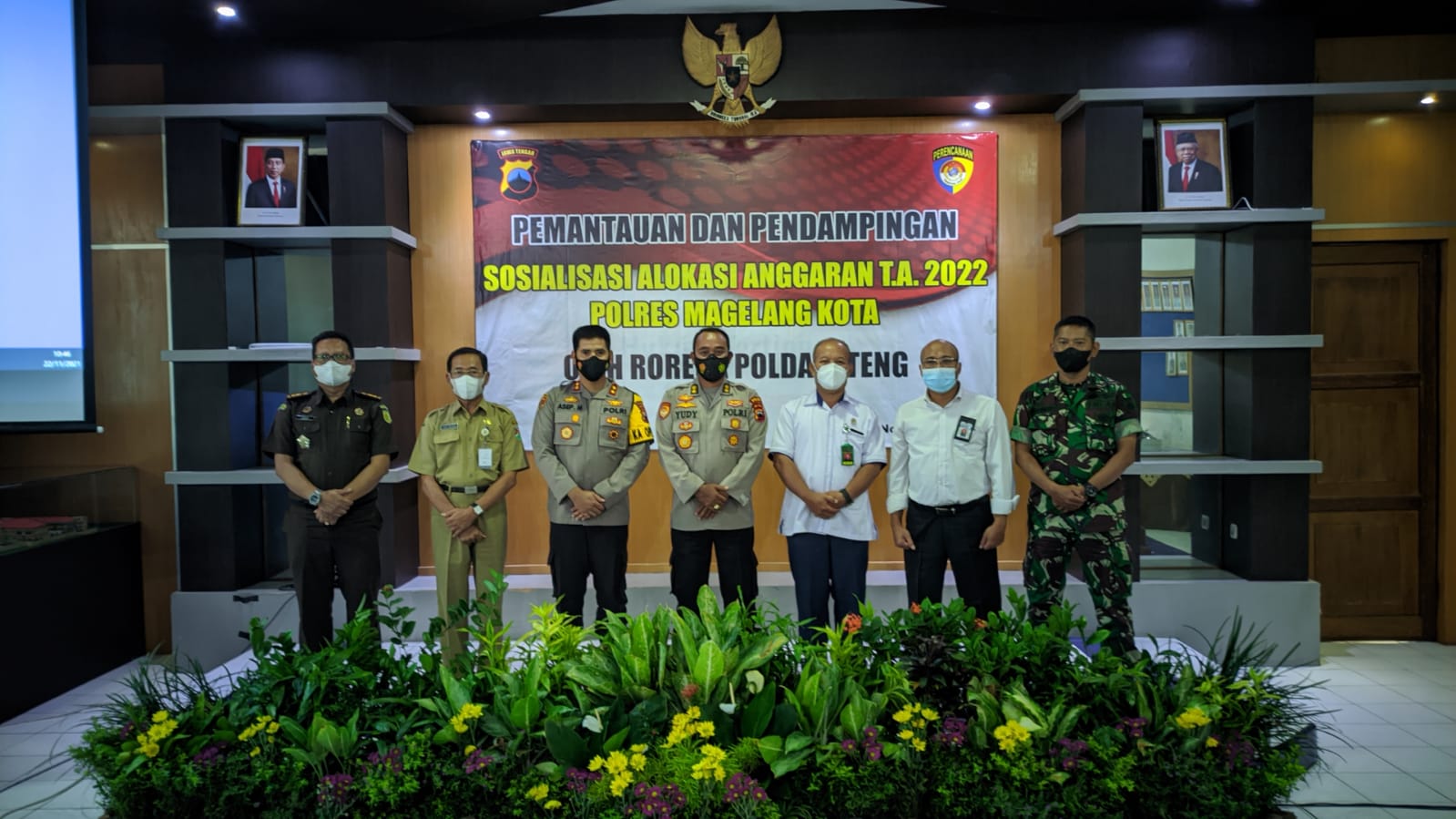 Wujud Transparasi, Polres Magelang Kota Gelar Sosialisasi Anggaran Tahun 2022