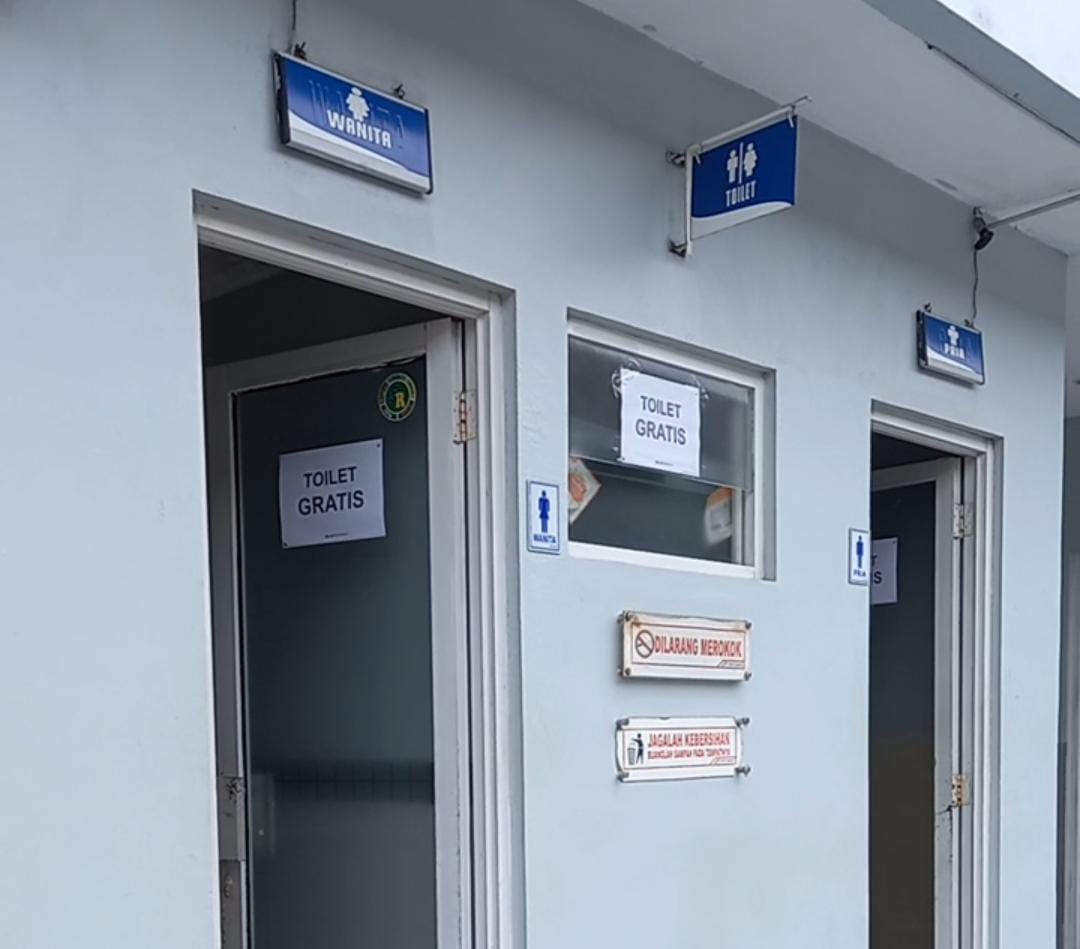 Salah satu SPBU di Magelang menerapkan fasilitas toilet gratis bagi masyarakat