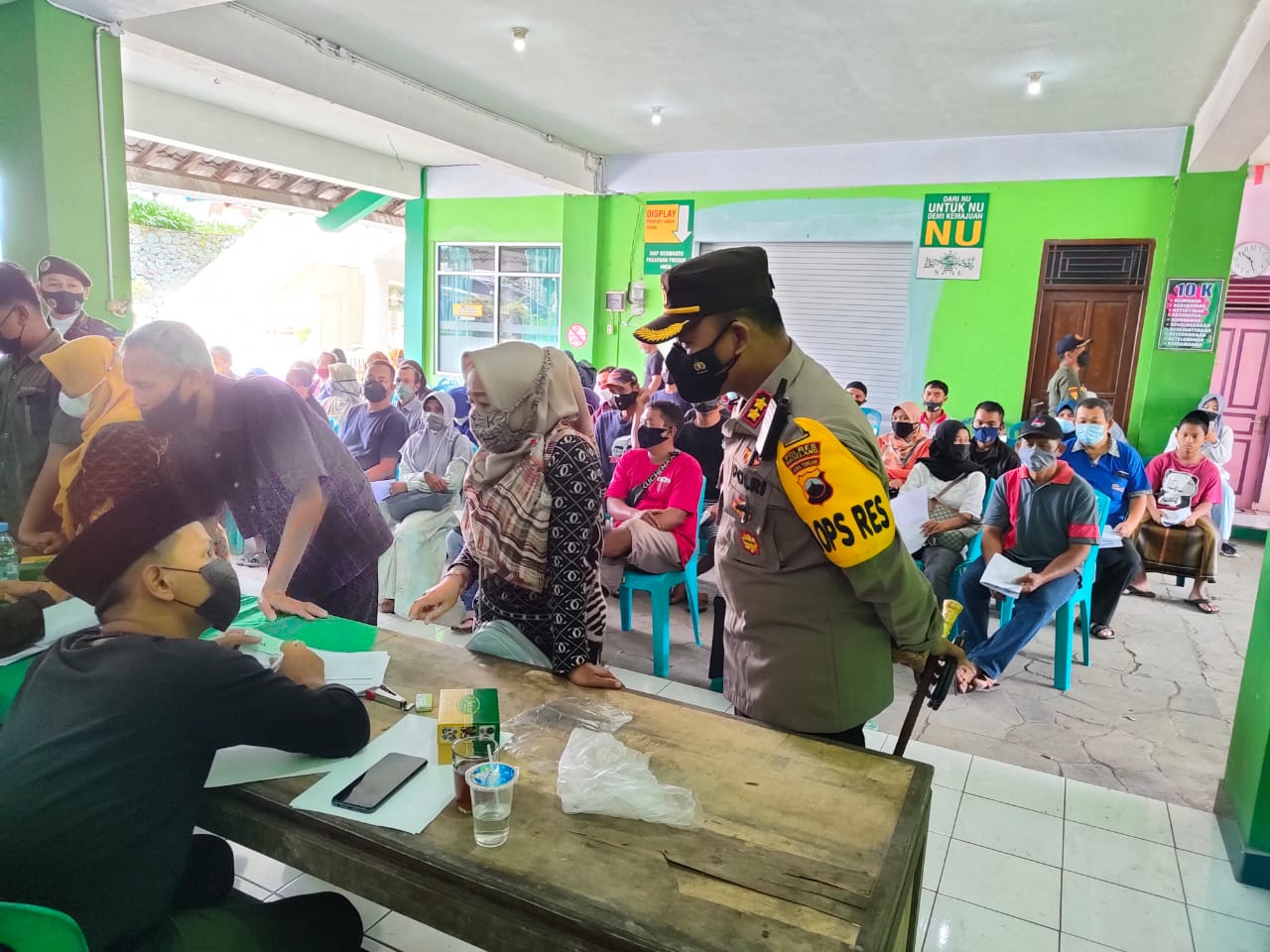 Polres Magelang Catat Telah Memvaksin 130.380 Orang