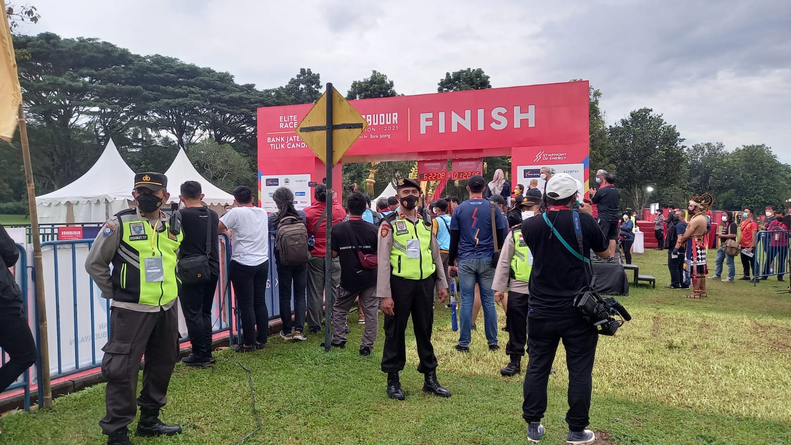Polres Magelang Sukses Amankan Borobodur Marathon 2021