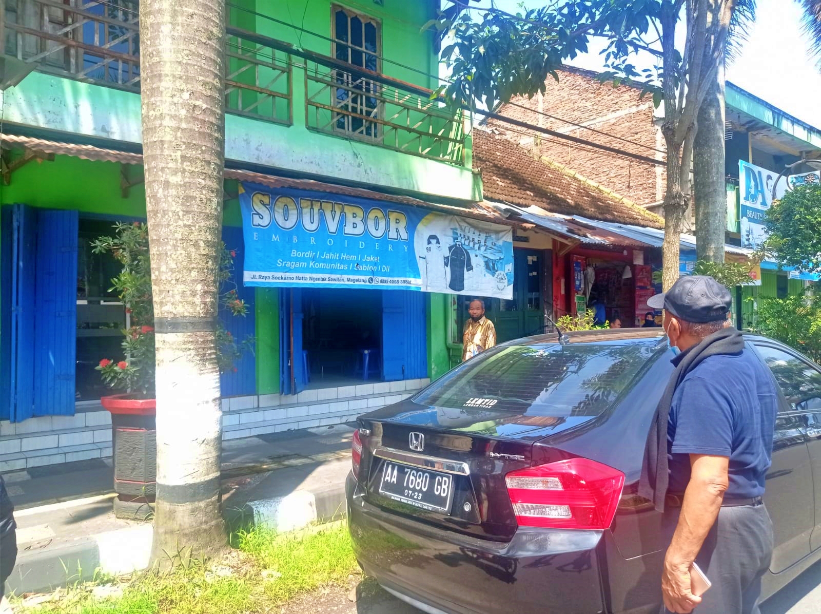 salah satu Ruko terdampak pembangunan Masjid Agung Jawa Tengah di Sawitan Kabupaten Magelang
