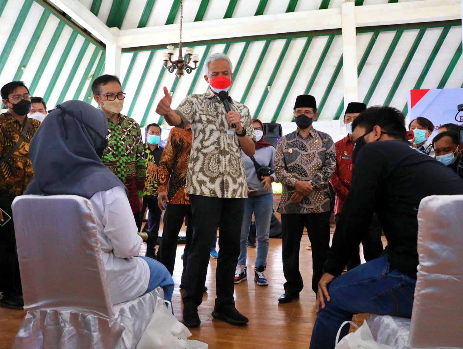 Ganjar saat di Boyolali