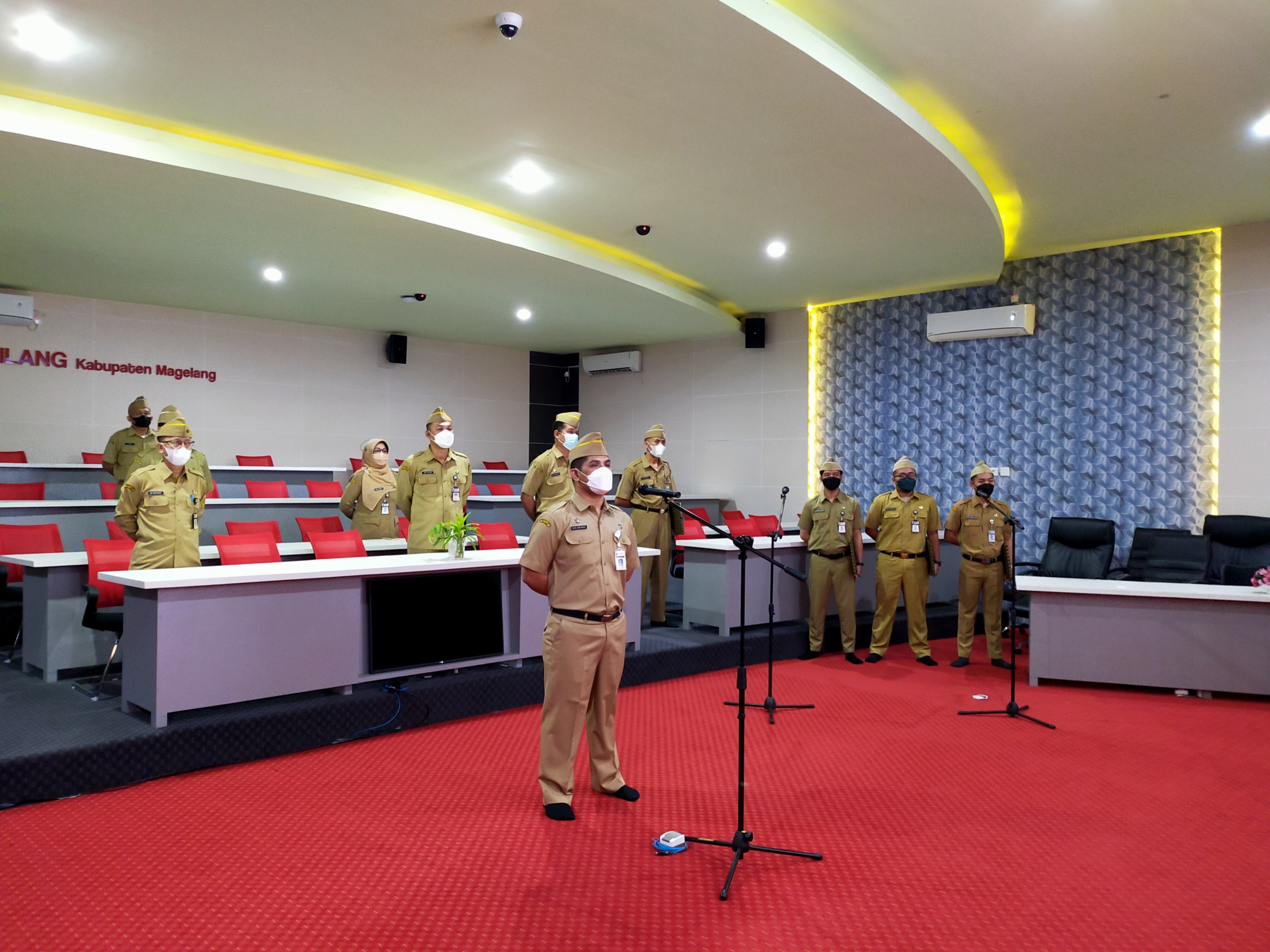 Kegiatan Apel Pagi Memperingati Hari Bela Negara Tahun 2021