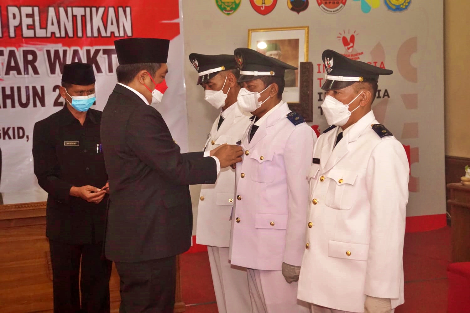 Pelantikan 3 Kepala Desa Paruh Waktu di Kabupaten Magelang
