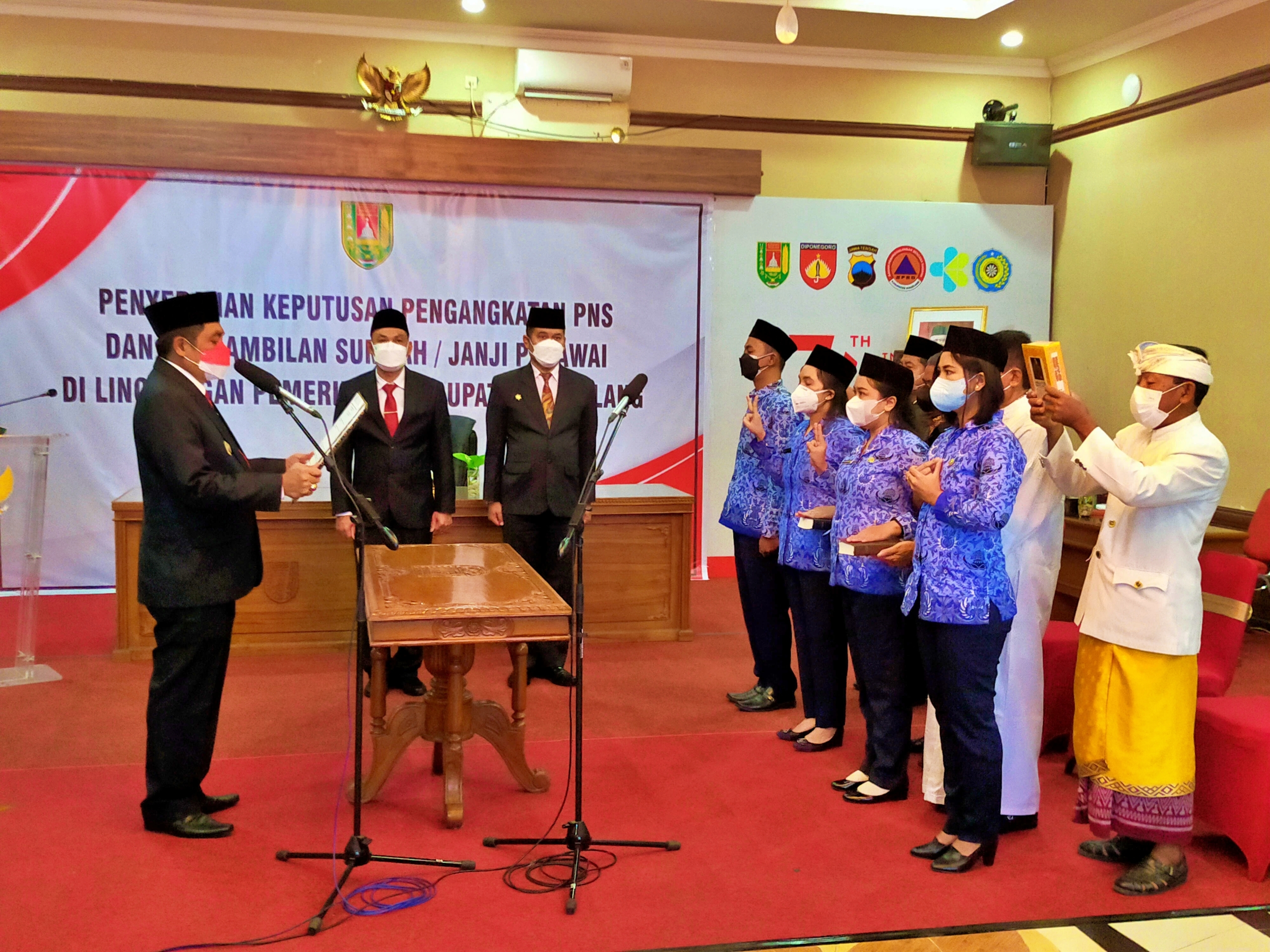 Pelantikan ASN 2019 oleh Bupati Magelang