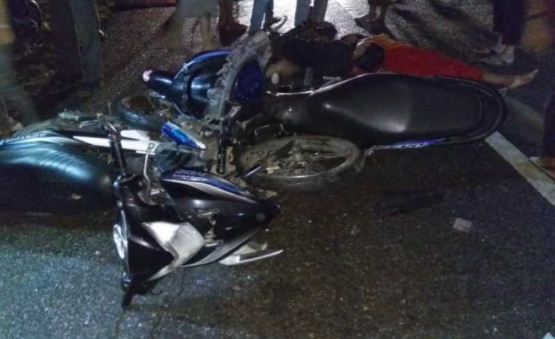 Sepeda motor bernomor polisi AA terlibat kecelakaan di Jogjakarta. (foto: ilustrasi)