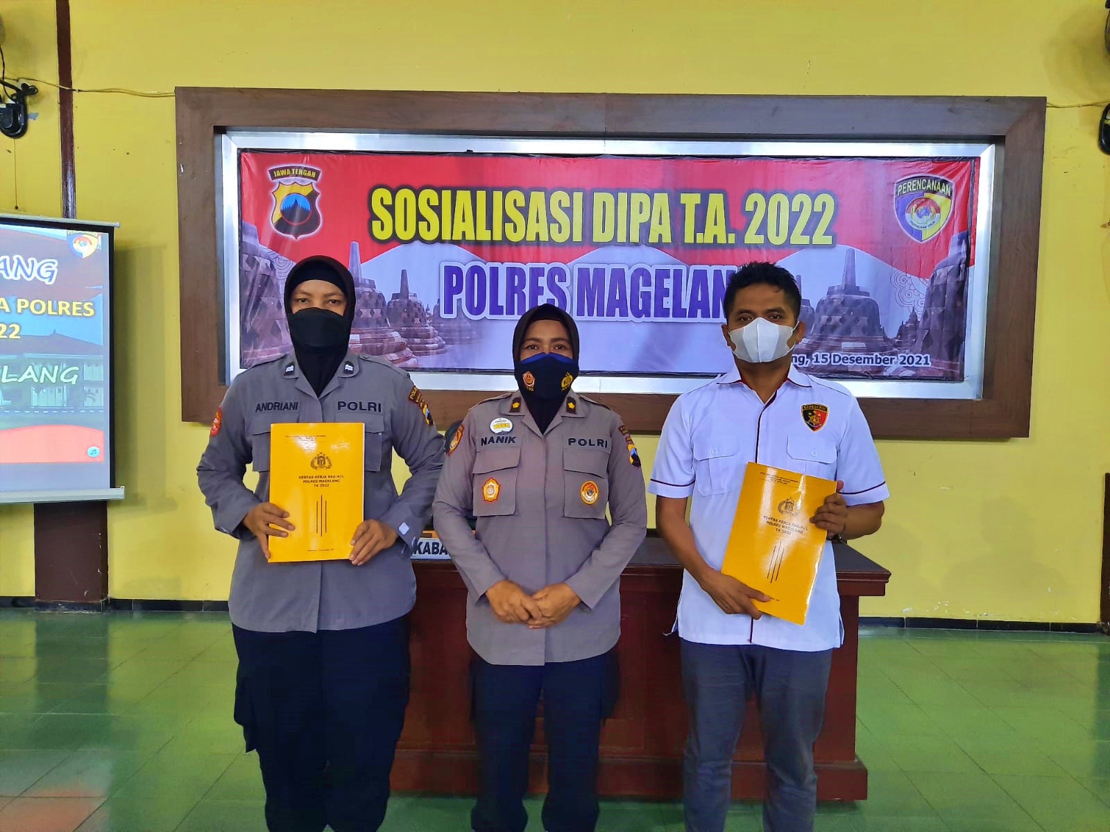 Sosialisasi DIPA Anggaran Polres Magelang Tahun 2022