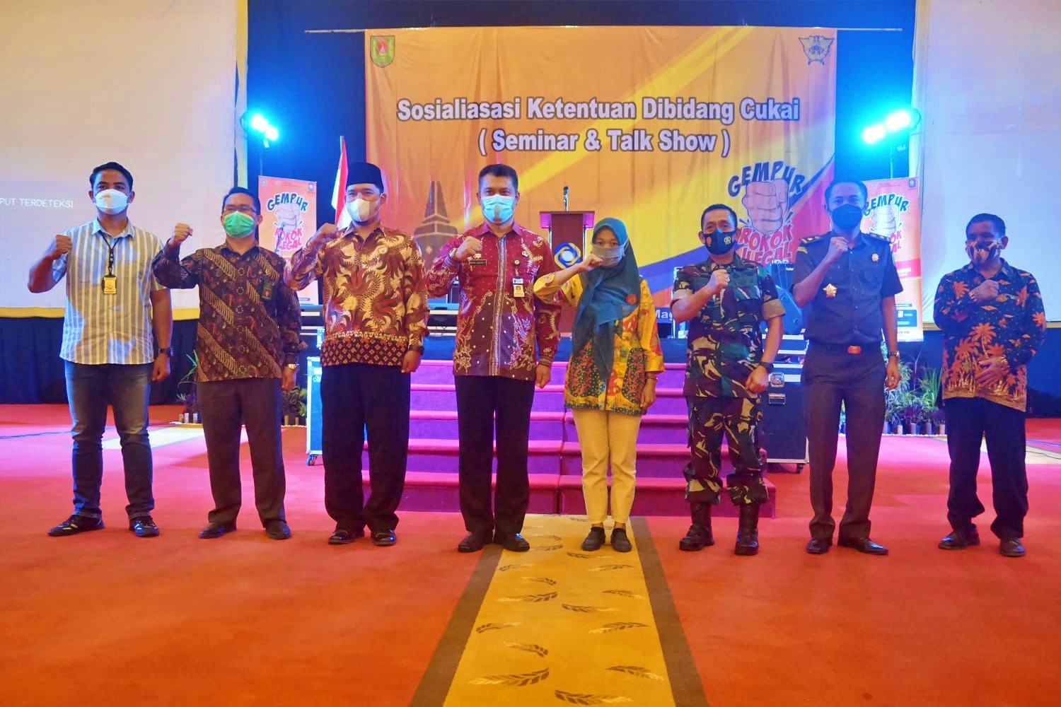 Sosialisasi Kampanye Gempur Rokok Ilegal oleh Pemkab Magelang