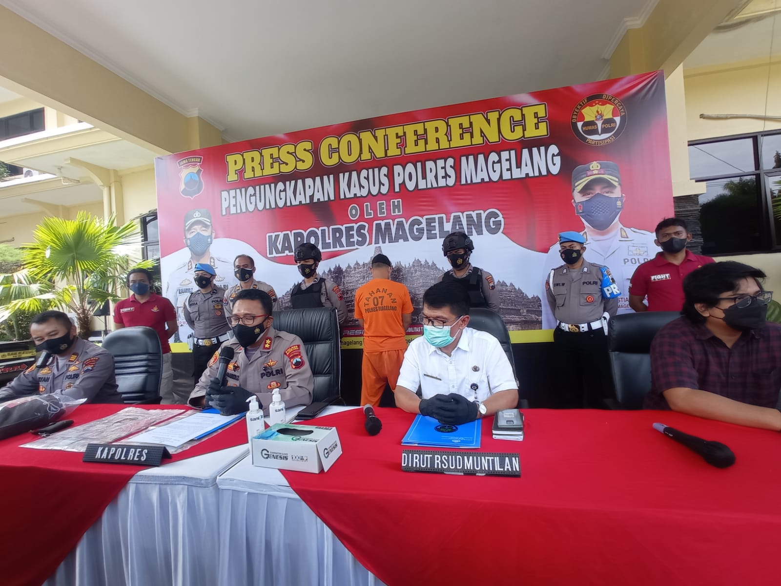 Ungkap Kasus pencurian tabung oksigen milik RSUD Muntilan