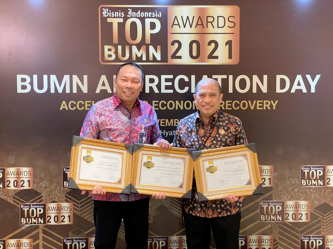 Selamat! Jasa Raharja Raih Penghargaan di Ajang TOP BUMN Awards 2021