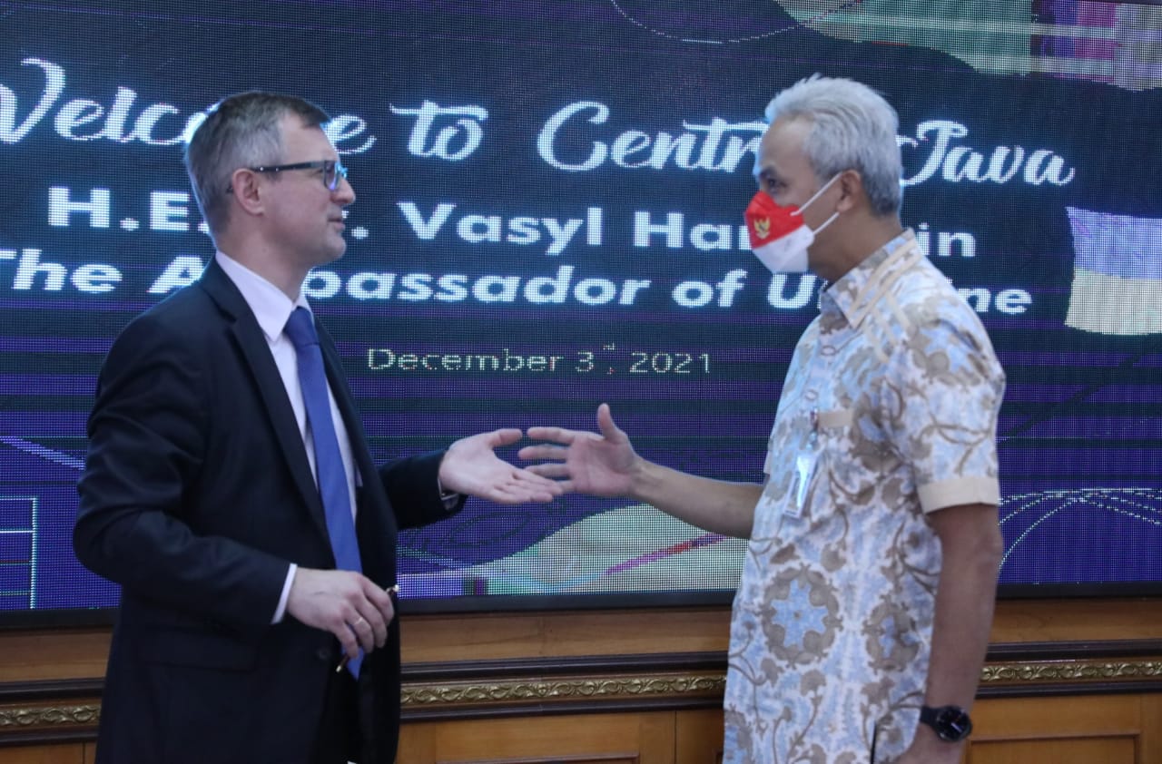 Ganjar Ngobrol Bareng Dubes Ukraina, Bahas Budaya dan Seni Tradisional