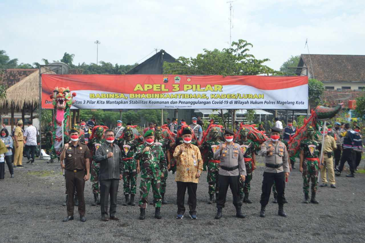 Apel 3 Pilar, Wujud Kesiapan TNI Polri dan Pemkot Magelang Jelang Nataru