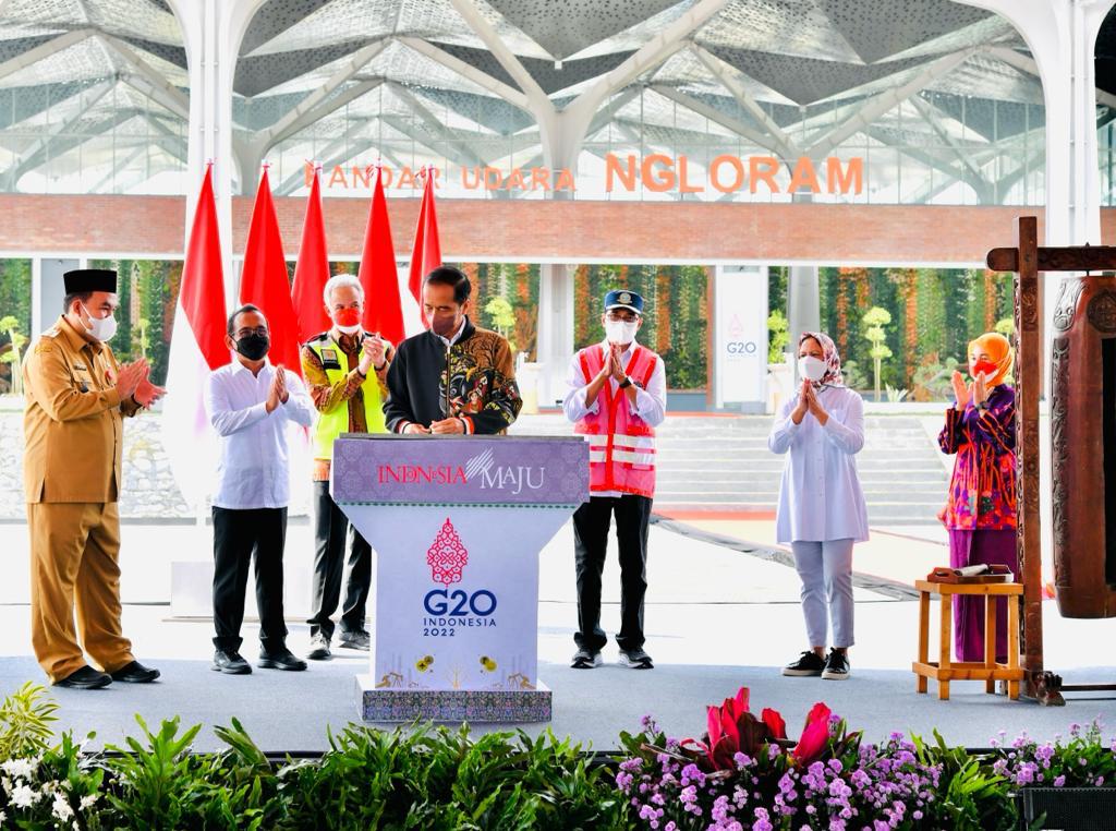 Bandara Ngloram Blora Diresmikan Jokowi, Ganjar: Sudah Jadi Mimpi Sejak Tahun 1971