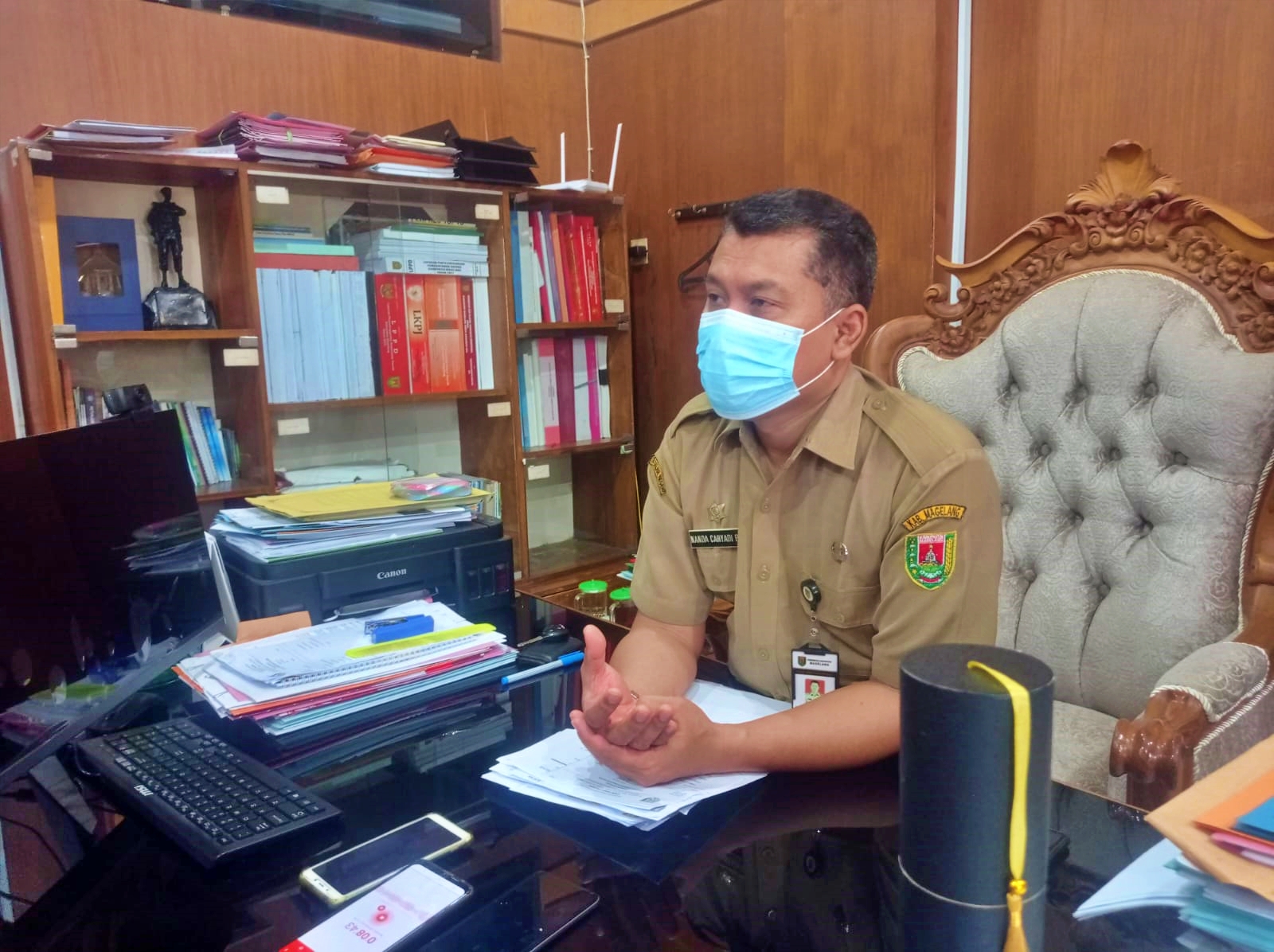 Juru Bicara Satgas Penanganan Covid-19 Kabupaten Magelang, Nanda Cahyadi Pribadi