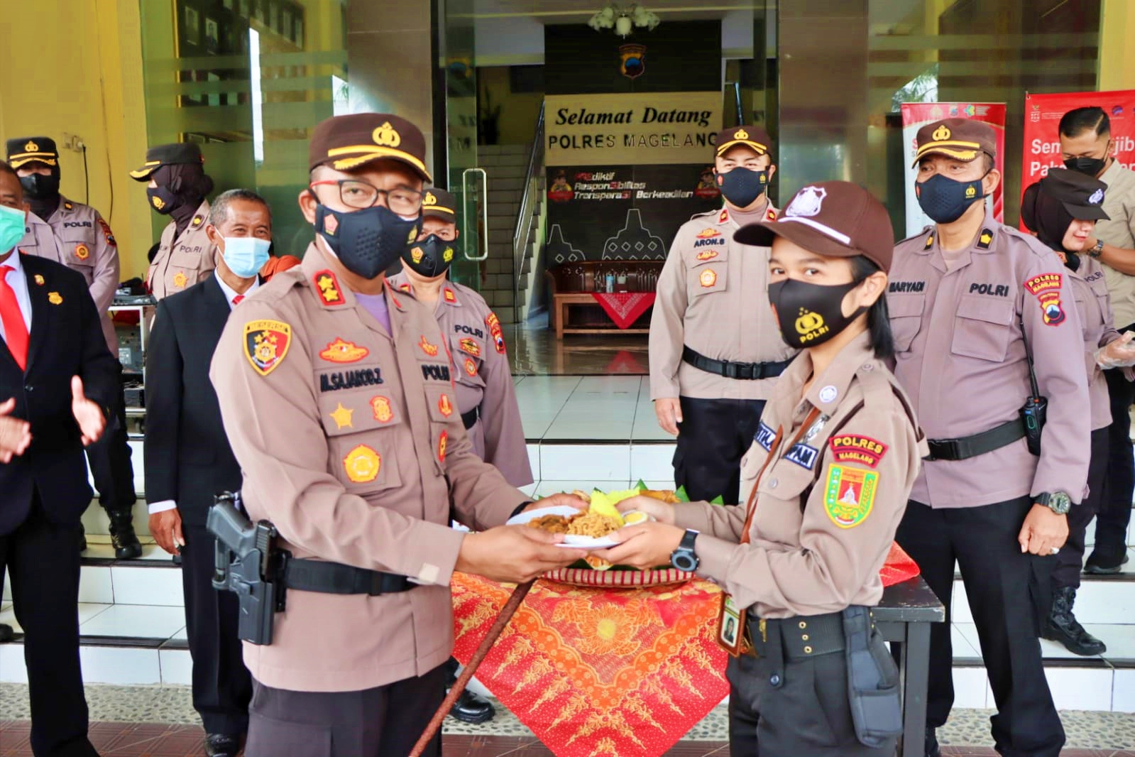 Kapolres Magelang saat rayakan HUT Satpam ke-41 di Magelang
