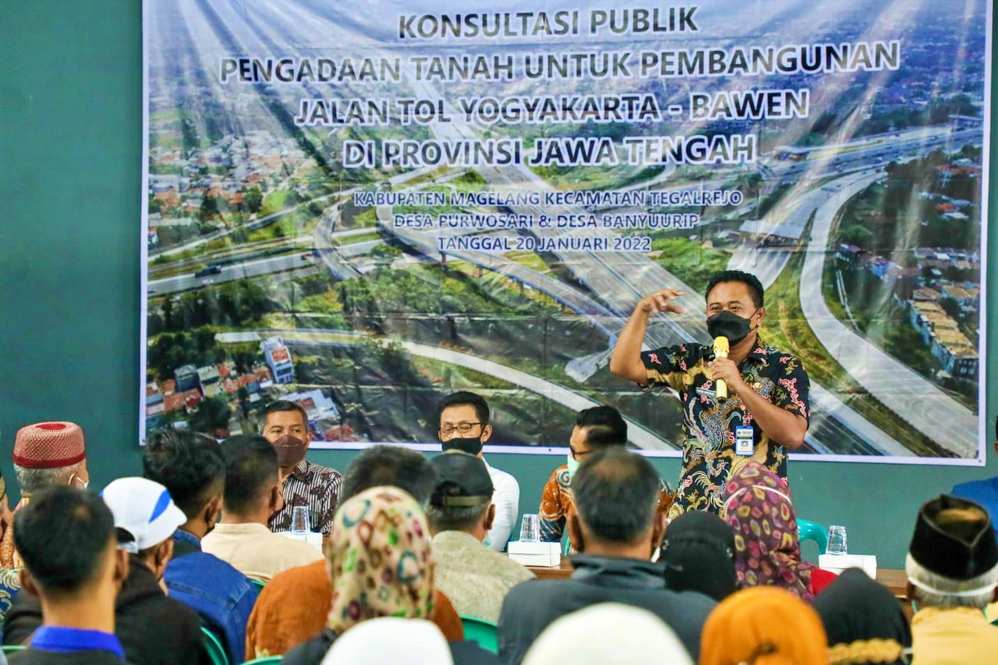 Konsultasi Publik pengadaan lahan Pembangunan Jalan Tol Bawen Yogyakarta