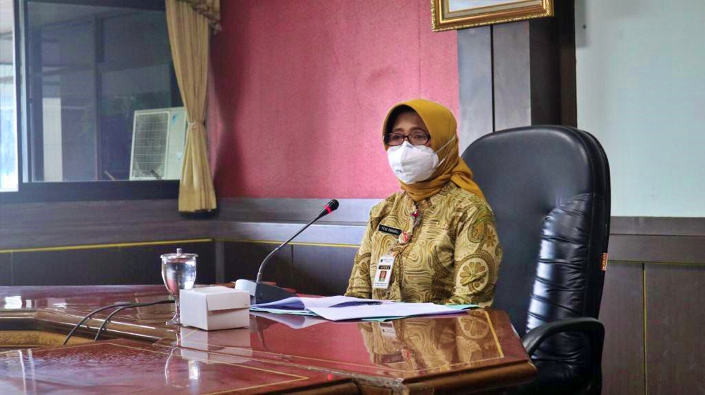 Plt Kepala Bapenda Jawa Tengah Peni Rahayu saat sampaikan realisasi pendapatan APBD Provinsi Jawa Tengah