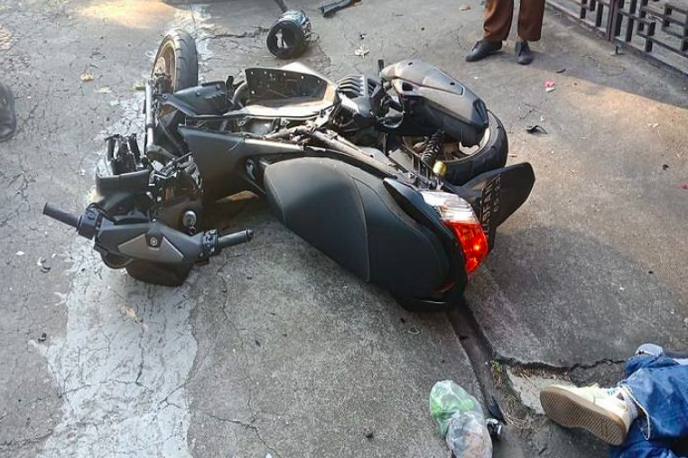 REMUK: Kecelakaan antarsepeda motor yang menewaskan 1 orang pengendara. (gambar: ilustrasi)