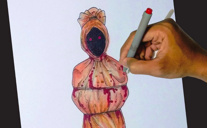 Pocong. (gambar: ist)