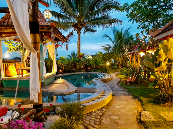 Janur Bungalo di Magelang menjadi salah satu dari dua hotel ramah lingkungan terbaik di Asia Tenggara. (foto: ist)