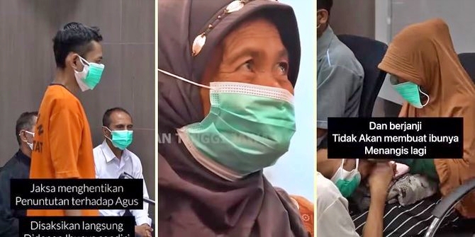 Sidang kasus pencurian si Agus divonis bebas karena demi hidupi ibunya